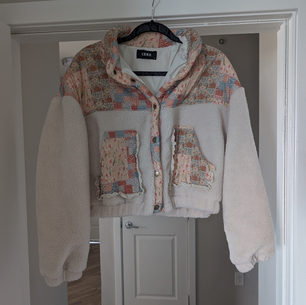 Floral Fleece Jacket